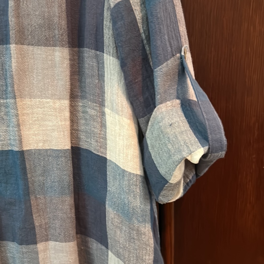Match Point Linen Blend Top View 3